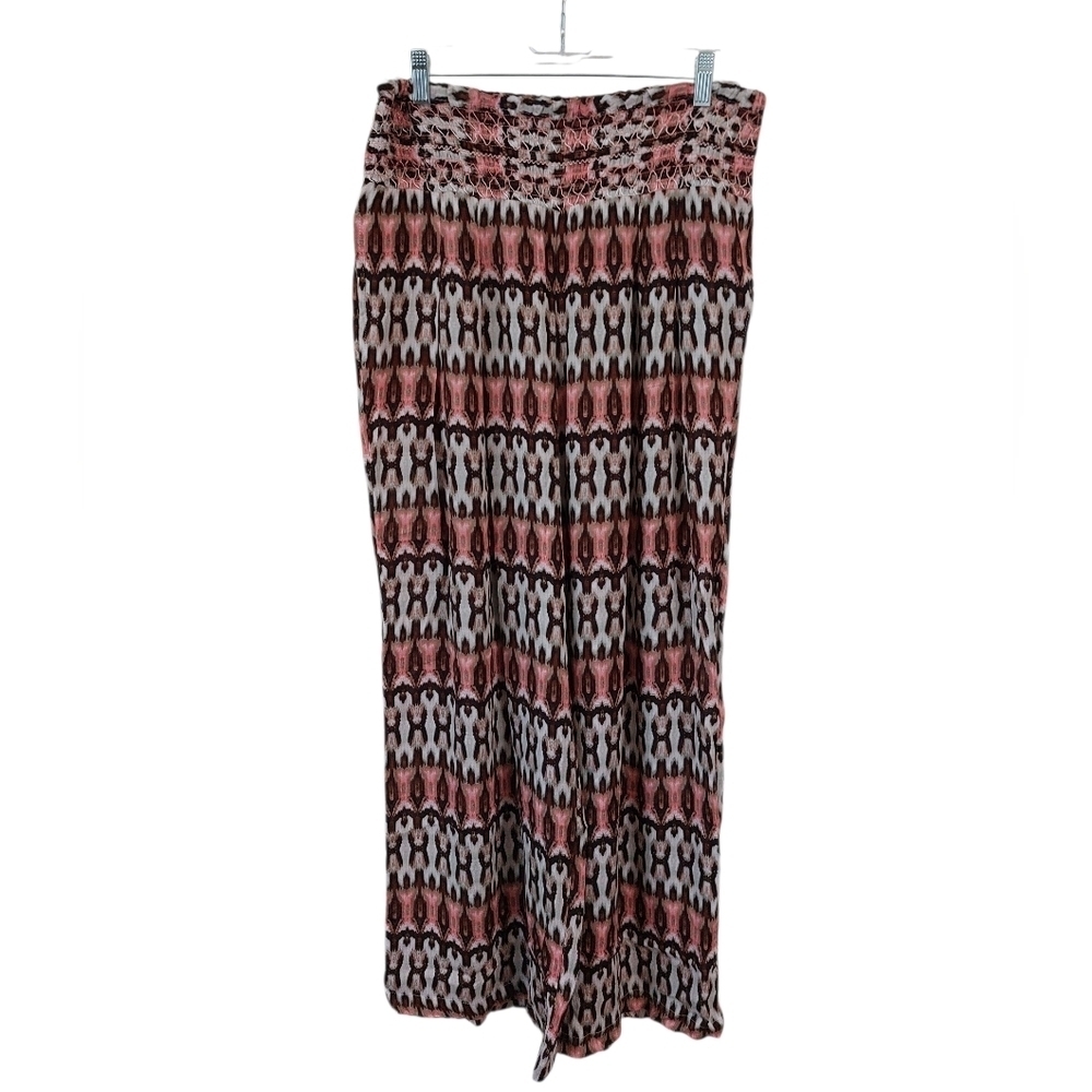 Haute Hippie Pink and Black Wide Leg Pants